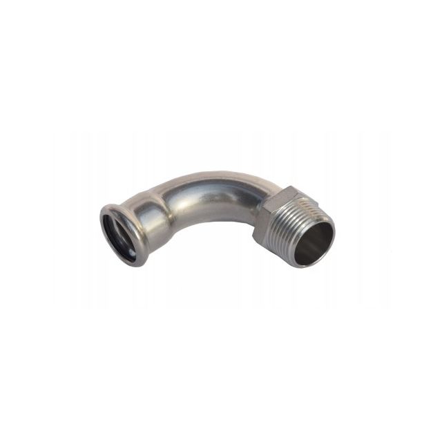 Pressfittings 90° Bend with male thread