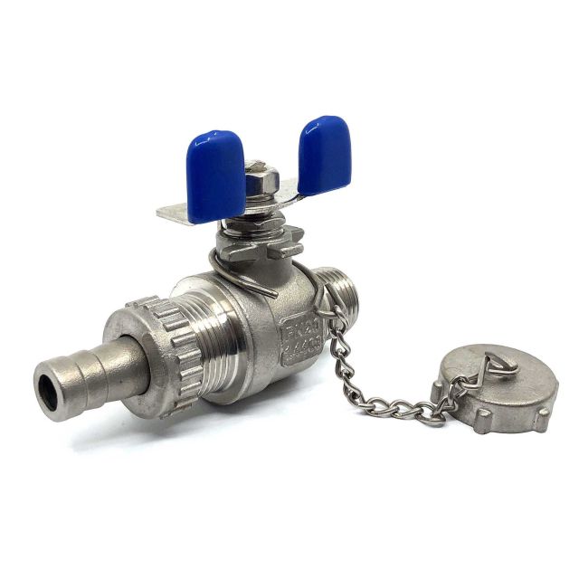 Fill and Drain Ball Valve with Cap Male Thread