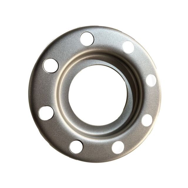 Stainless steel pressed loose flanges from sheet meta