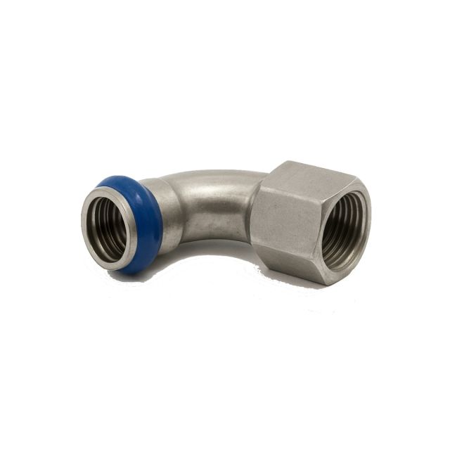 Pressfitting V Bend Adapter Female Thread 